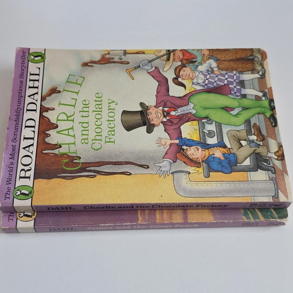 Charlie And The Chocolate Factory And James And Giant Peach By Roald Dahl Books